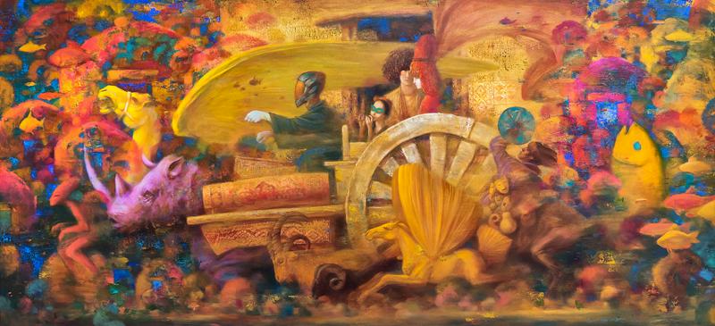 Ranglardagi qoraqalpoq jilosi